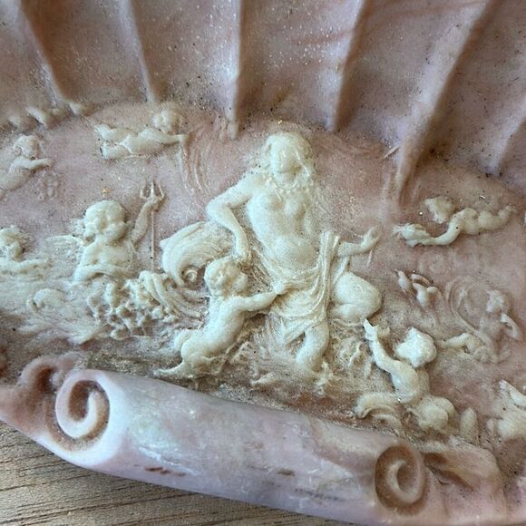 Inviolate vintage Venus Gorgeous shell shape soap dish trinket dish pink blush - Picture 4 of 5